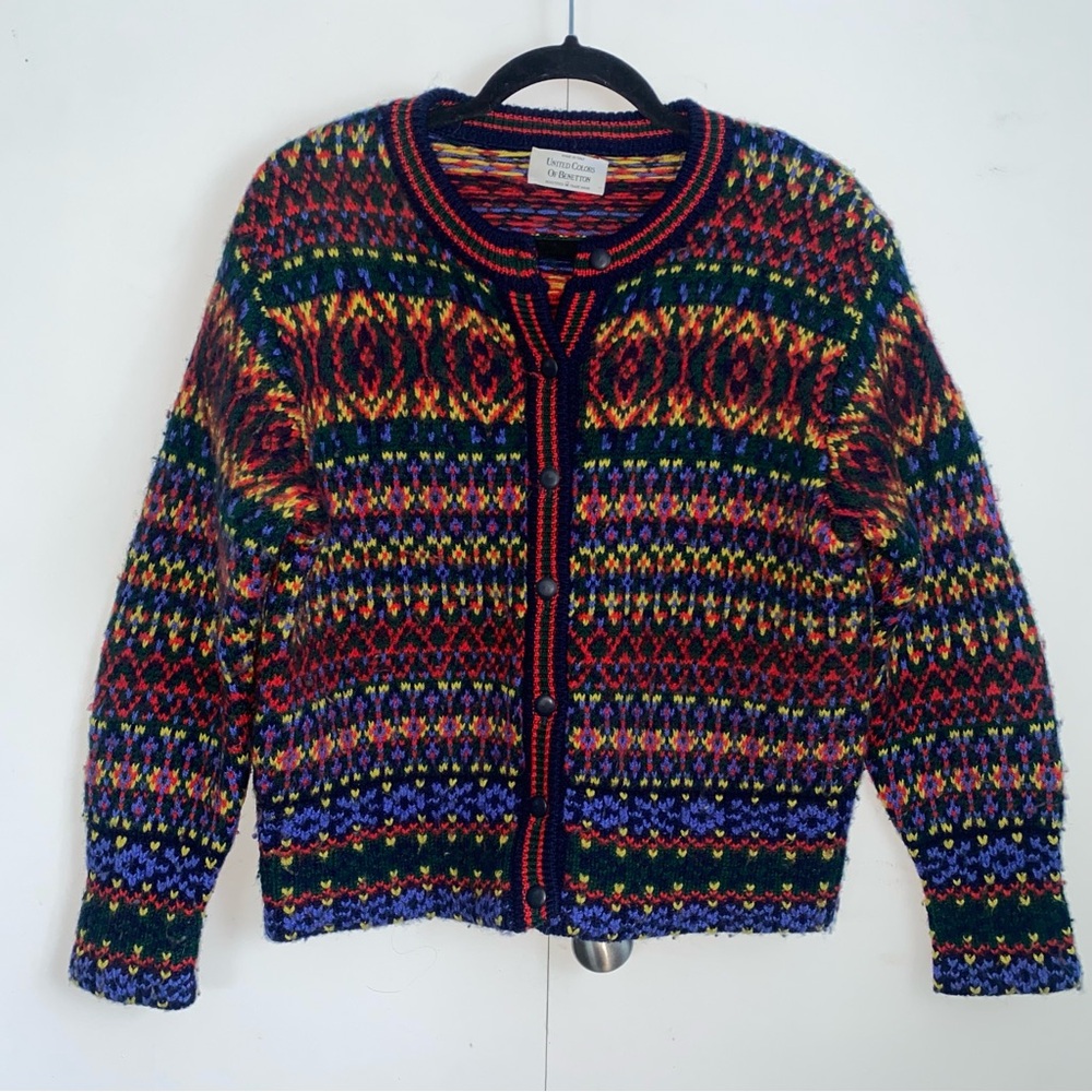 Vintage United Colors of Benetton Cardigan Sweater